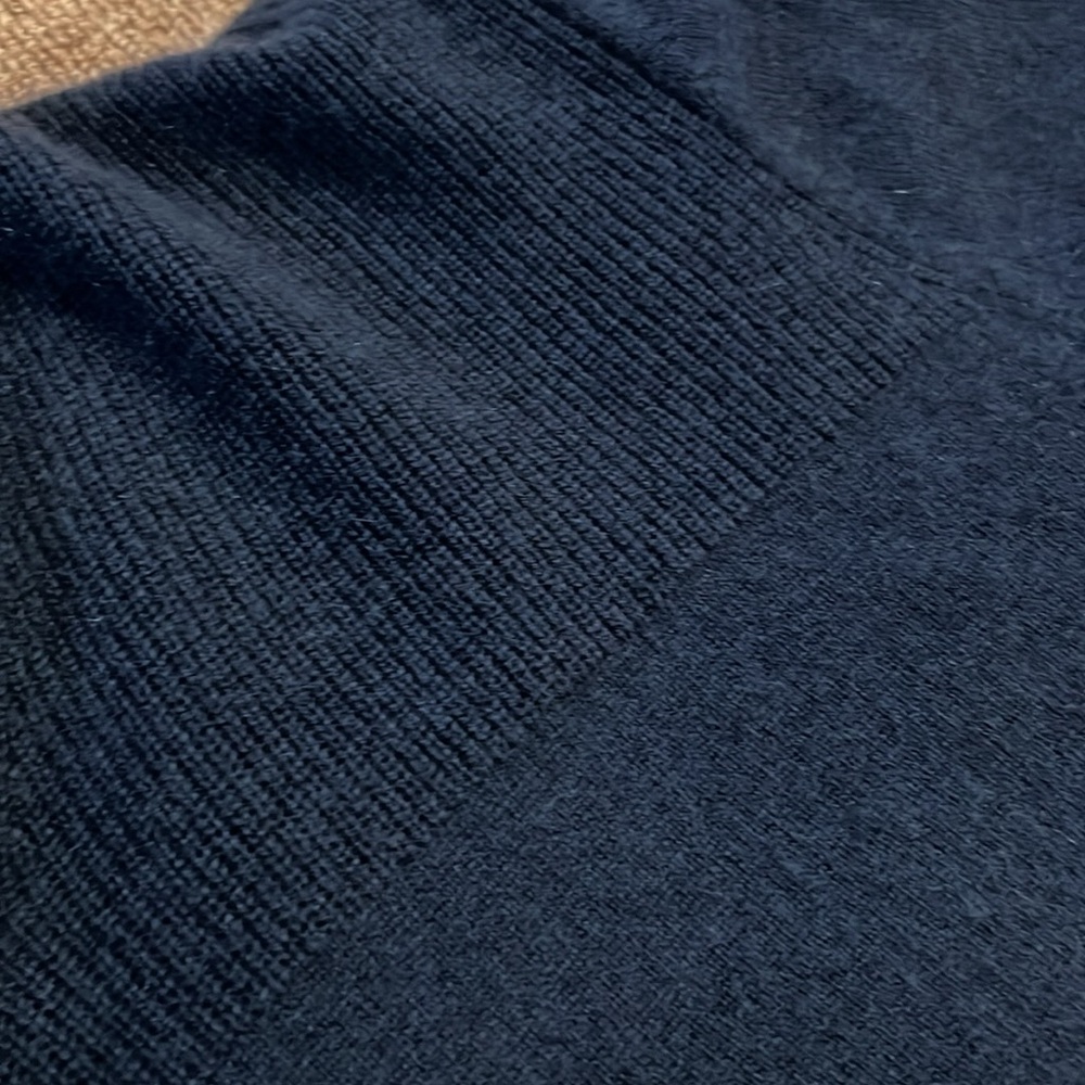 100% Cashmere - Gorgeous Neiman Marcus shawl collar pullover sweater EUC XL. - Picture 3 of 5